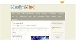 Desktop Screenshot of muslim-mind.com